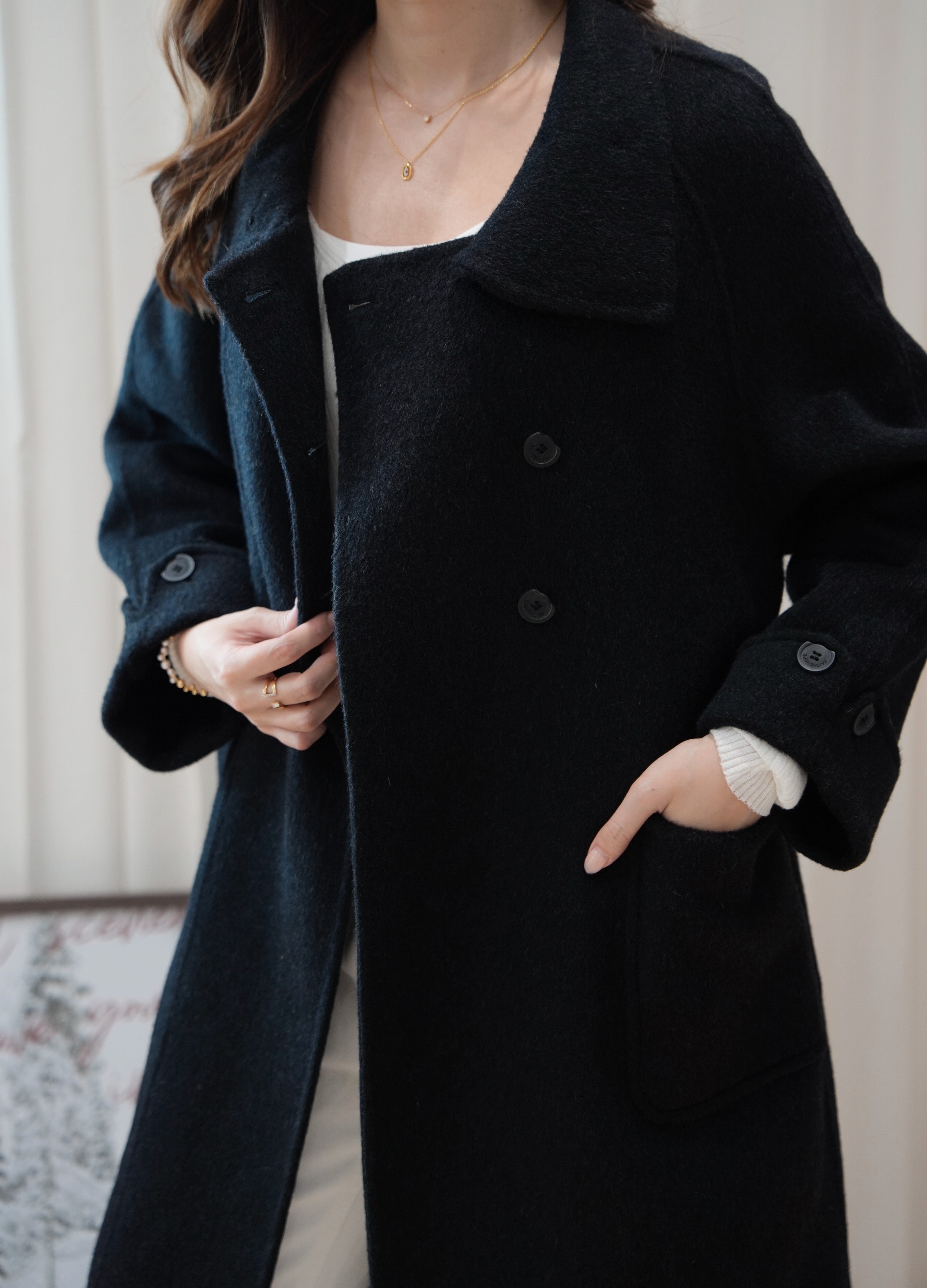 【Premium Made】Asher Wool Long Coat