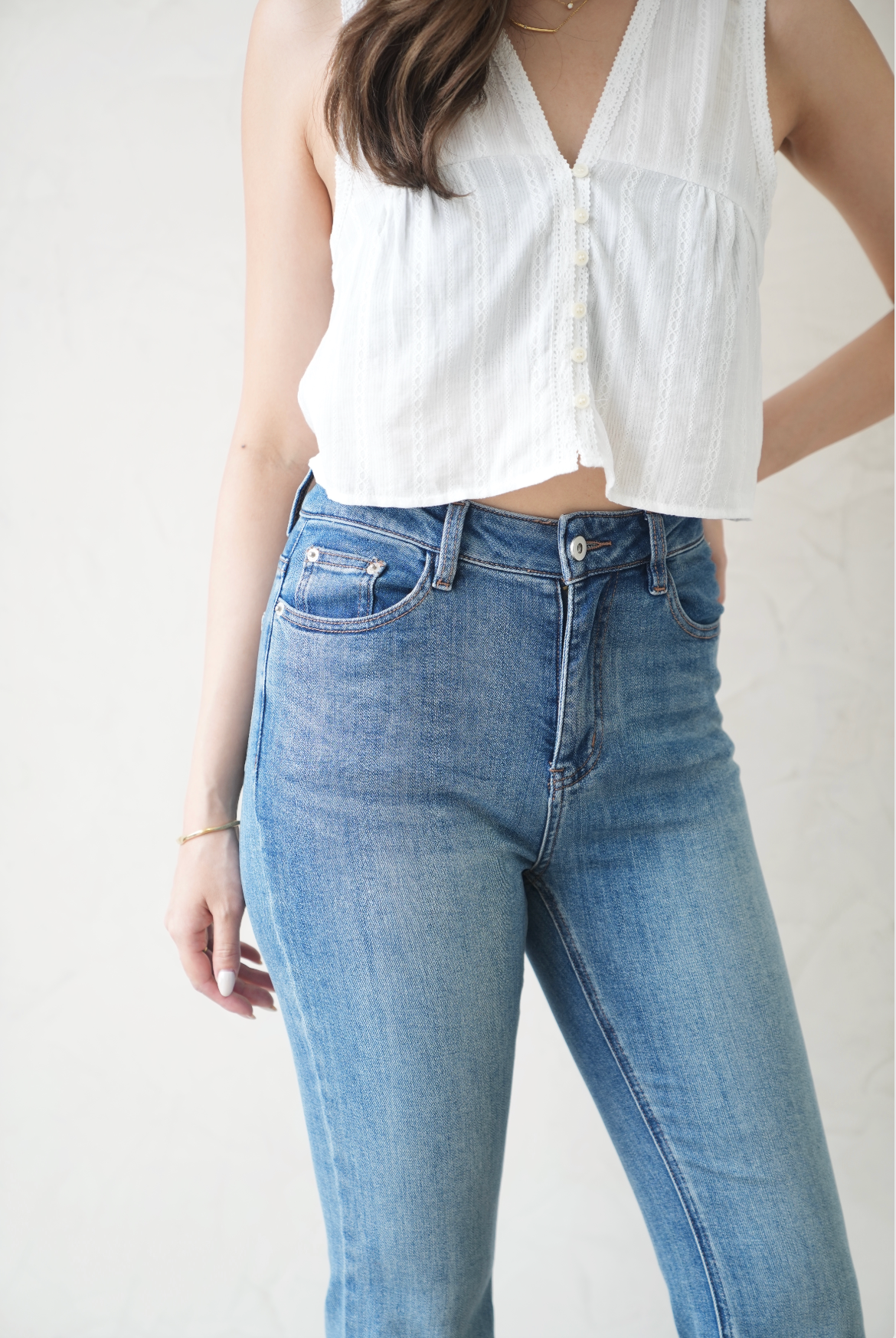 Premium Cloud Soft High-Waist Flare Jeans