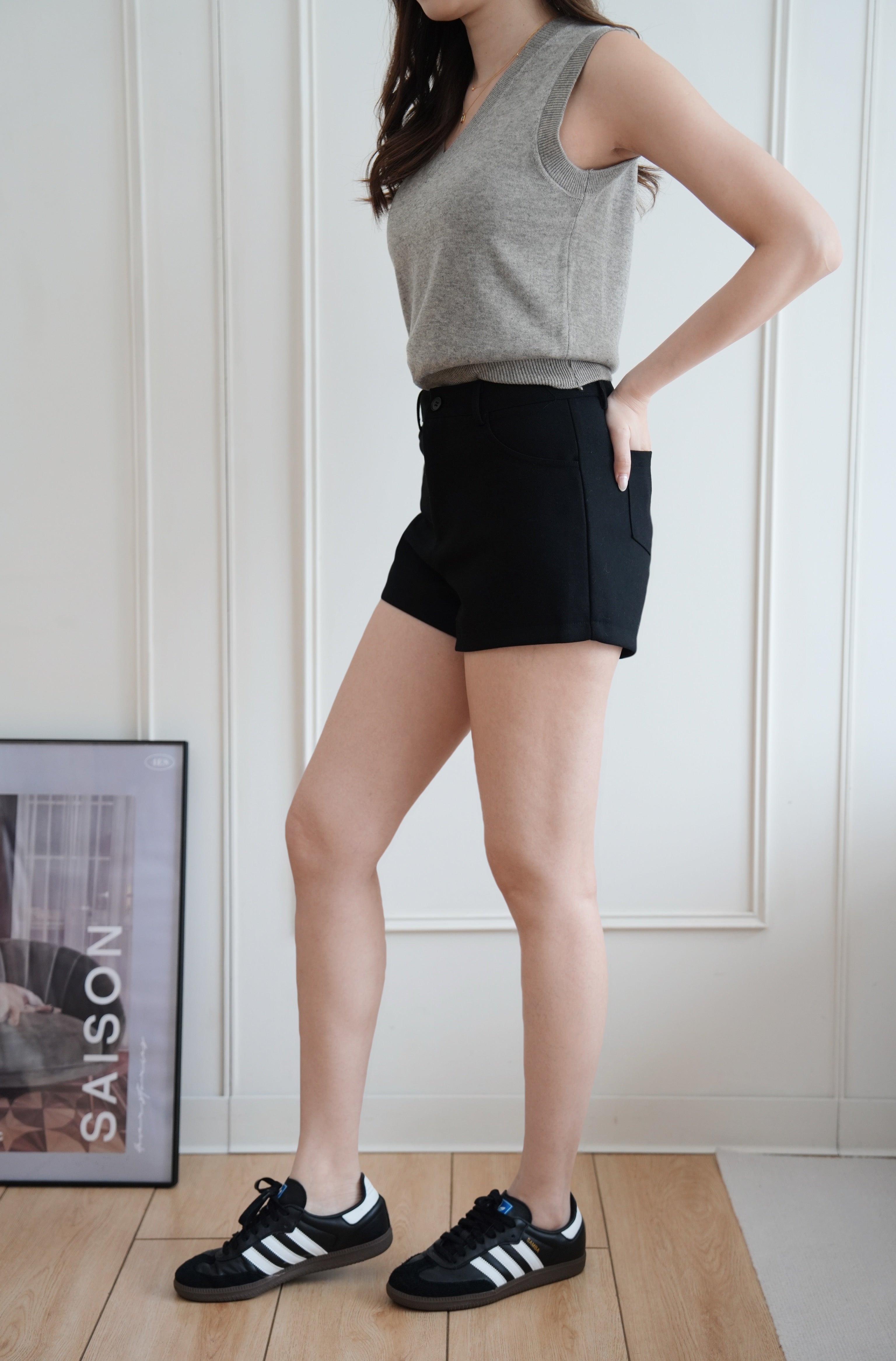 Mini High-Waisted Shorts