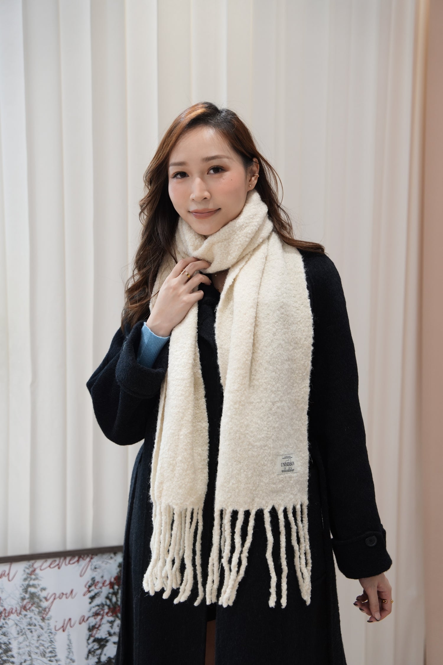 【KR】Wool Chunky Scarf