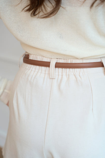 Breezy Linen A-line Shorts