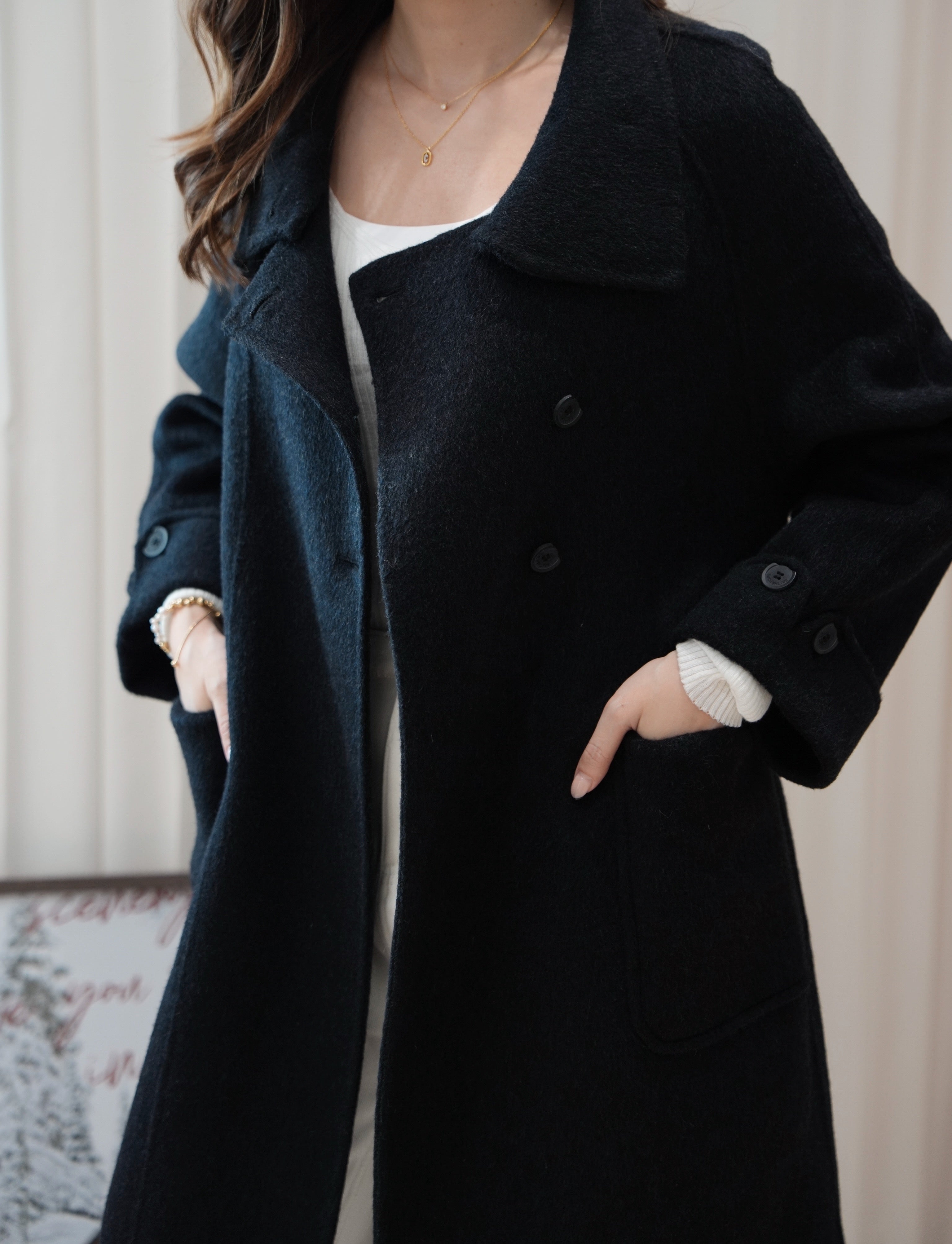 【Premium Made】Asher Wool Long Coat