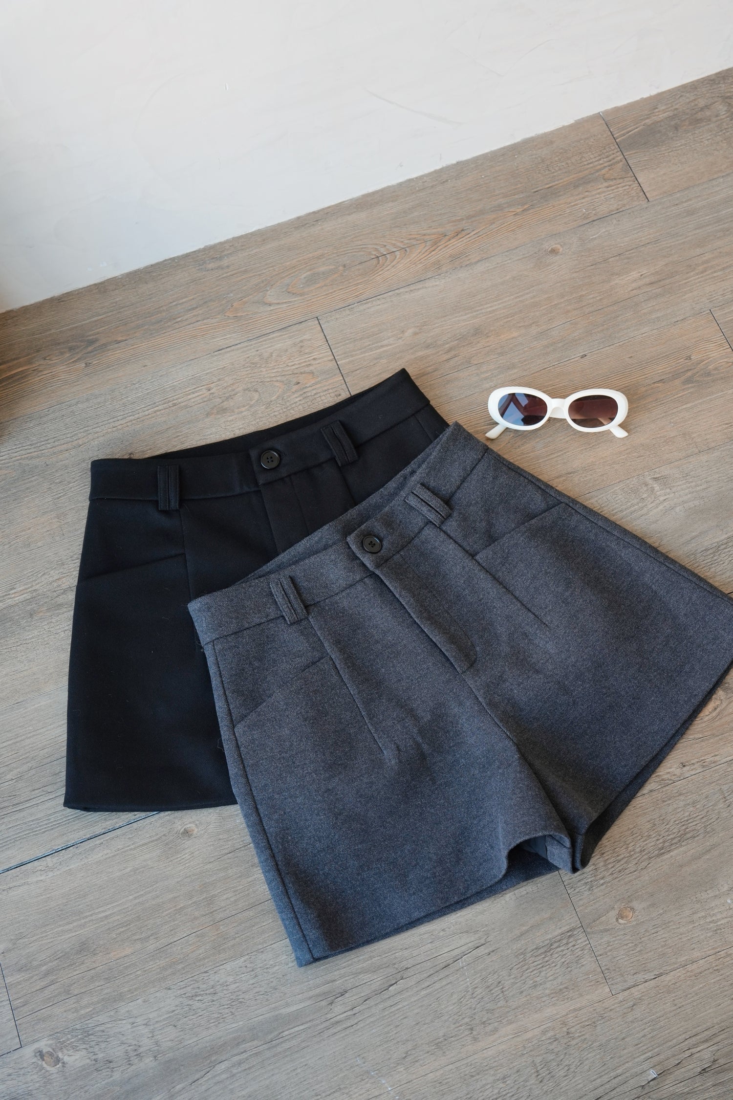 Soft Luxe Tailored A-line Shorts