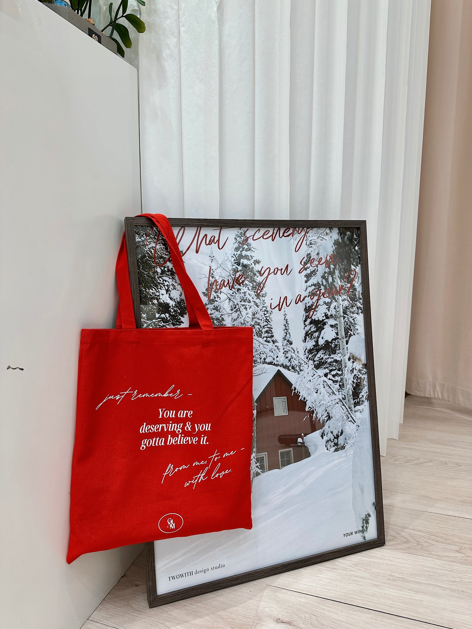 With Love Reminder Tote Bag