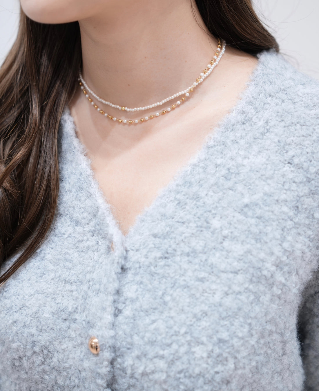 Pearl Gold Choker Set